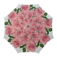 Flower Plant Blossom Bloom Vintage Golf Umbrellas by Sapixe