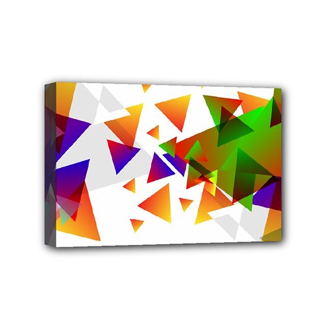 Abstract Pattern Background Design Mini Canvas 6  X 4  by Sapixe