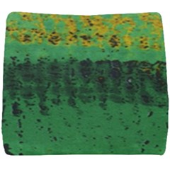 Green Fabric Textile Macro Detail Seat Cushion by Sapixe