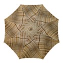 Abstract Brown Tree Timber Pattern Golf Umbrellas View1