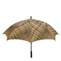 Abstract Brown Tree Timber Pattern Golf Umbrellas View3