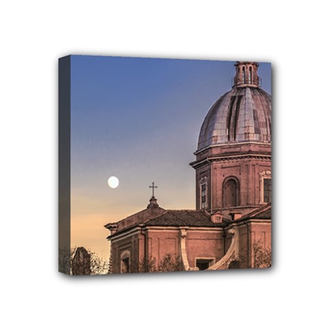 San Giovanni Battista Dei Fiorentini Church, Rome, Italy Mini Canvas 4  X 4  by dflcprints
