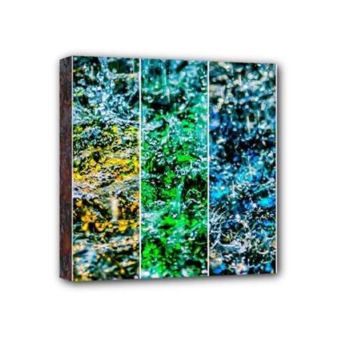 Abstract Of Colorful Water Mini Canvas 4  X 4  by FunnyCow