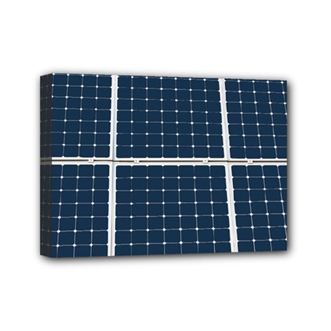 Solar Power Panel Mini Canvas 7  X 5  by FunnyCow