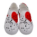 Singing Heart Women s Canvas Slip Ons View1