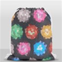 Background Colorful Abstract Drawstring Bag (Small) View1