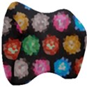 Background Colorful Abstract Velour Head Support Cushion View3