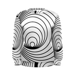 Spiral Eddy Route Symbol Bent Women s Sweatshirt by Nexatart