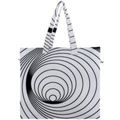 Spiral Eddy Route Symbol Bent Canvas Travel Bag by Nexatart