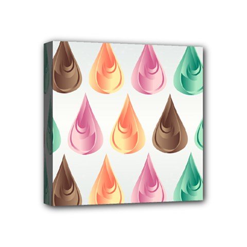 Background Colorful Abstract Mini Canvas 4  X 4  by Nexatart