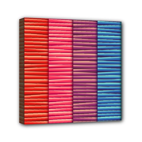Background Colorful Abstract Mini Canvas 6  X 6  by Nexatart