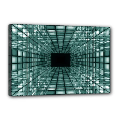 Abstract Perspective Background Canvas 18  X 12  by Nexatart