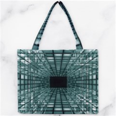 Abstract Perspective Background Mini Tote Bag by Nexatart