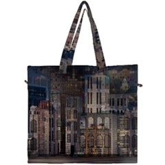 Architecture City Home Window Canvas Travel Bag by Nexatart