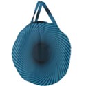 Background Spiral Abstract Pattern Giant Round Zipper Tote View1