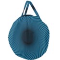 Background Spiral Abstract Pattern Giant Round Zipper Tote View2