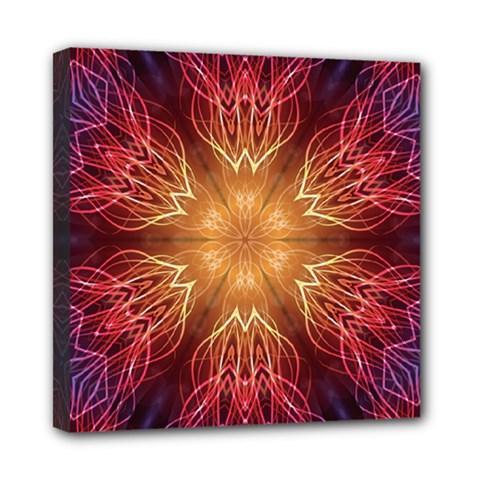 Fractal Abstract Artistic Mini Canvas 8  X 8  by Nexatart