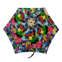 Color Abstract Background Textures Mini Folding Umbrellas by Nexatart