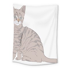Kitten Cat Drawing Line Art Line Medium Tapestry by Sapixe
