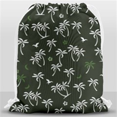 Tropical Pattern Drawstring Bag (large) by Valentinaart