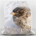 Funny Wet Sparrow Bird Drawstring Bag (Large) View2