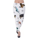 Dundgeon and Dragons Dice and Creatures Velvet Leggings View1