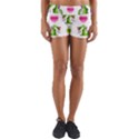 Dragons And Hearts Yoga Shorts View1