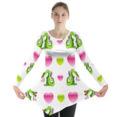 Dragons And Hearts Long Sleeve Tunic  by IIPhotographyAndDesigns