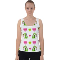 Dragons And Hearts Velvet Tank Top by IIPhotographyAndDesigns