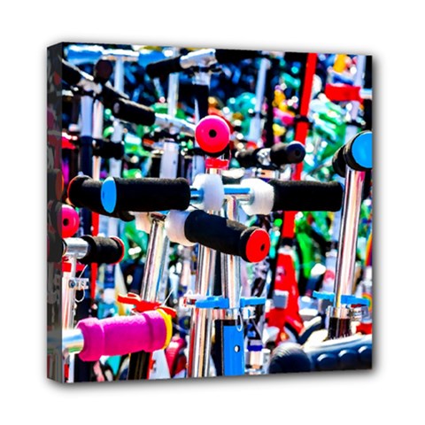 Time To Choose A Scooter Mini Canvas 8  X 8  by FunnyCow
