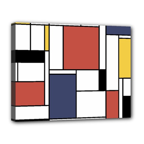 Neoplasticism Abstract Art Canvas 14  X 11  by FunnyCow