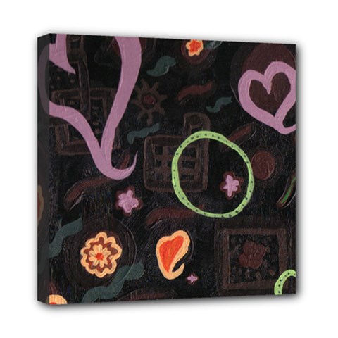 Hearts Mini Canvas 8  X 8  by snowwhitegirl