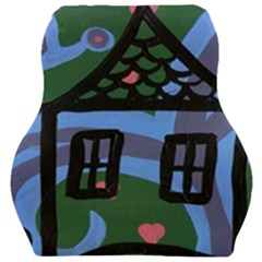 Smiling House Car Seat Velour Cushion  by snowwhitegirl
