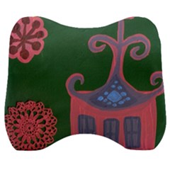 The Biggest Pink House Velour Head Support Cushion by snowwhitegirl