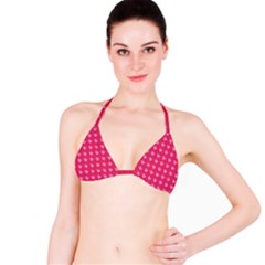 Punk Heart Pink Bikini Top by snowwhitegirl