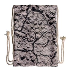Earth  Dark Soil With Cracks Drawstring Bag (large) by FunnyCow