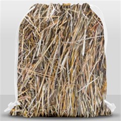 Dry Hay Texture Drawstring Bag (large) by FunnyCow