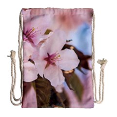 Three Sakura Flowers Drawstring Bag (large) by FunnyCow