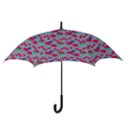 Bubblegum Cherry Blue Hook Handle Umbrellas (Medium) View3