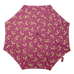 Yellow Pink Cherries Hook Handle Umbrellas (medium) by snowwhitegirl