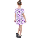 Lilac Dress On White Kids  Simple Cotton Dress View2