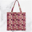 Mauve Dress Zipper Grocery Tote Bag View1