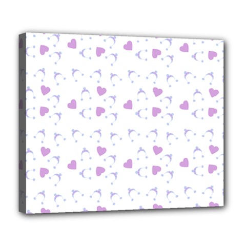 Blue Hats Deluxe Canvas 24  X 20   by snowwhitegirl