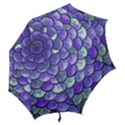 Blue Purple Mermaid Scale Hook Handle Umbrellas (Medium) View2