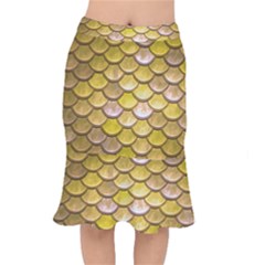 Yellow  Mermaid Scale Mermaid Skirt by snowwhitegirl