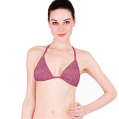 Pink  Denim Bikini Top by snowwhitegirl