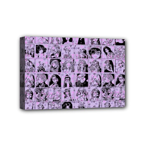 Lilac Yearbok Mini Canvas 6  X 4  by snowwhitegirl