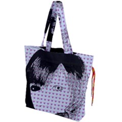 Heartwill Drawstring Tote Bag by snowwhitegirl