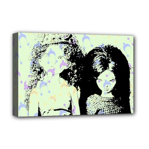 Mint Wall Deluxe Canvas 18  X 12   by snowwhitegirl