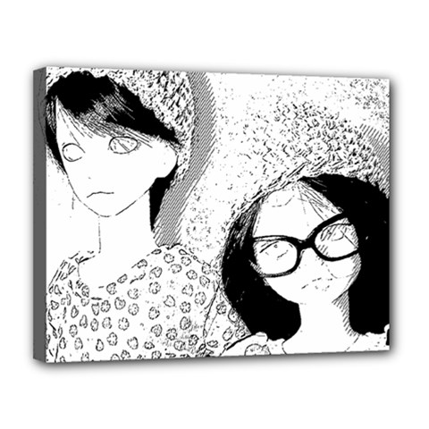 Twins Canvas 14  X 11  by snowwhitegirl